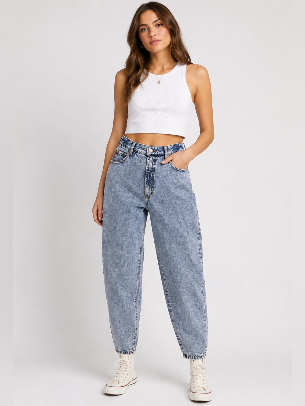 VTG Bongo Jeans 80s 90s High Rise Fit 6/28 Tag 13